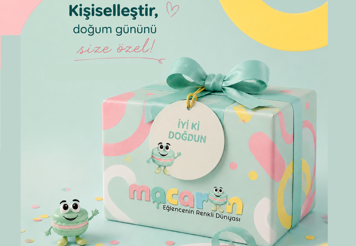 Macaronplayground Kişiselleştirilmiş Doğum Günü Paketi