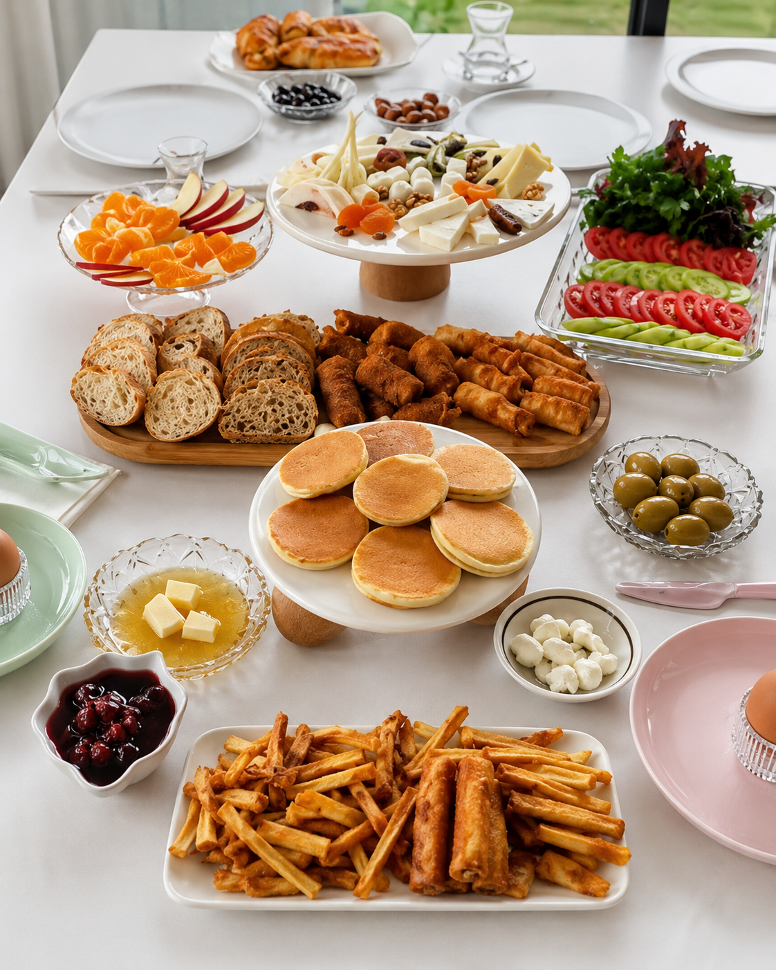 Macaronplayground Doğum Günü Kahvaltı Paketi serpme kahvaltı düzeni